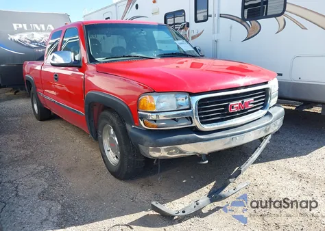 2000 GMC Sierra 1500 Sle from USA, damaged, VIN 1GTEC19T3YZ129874